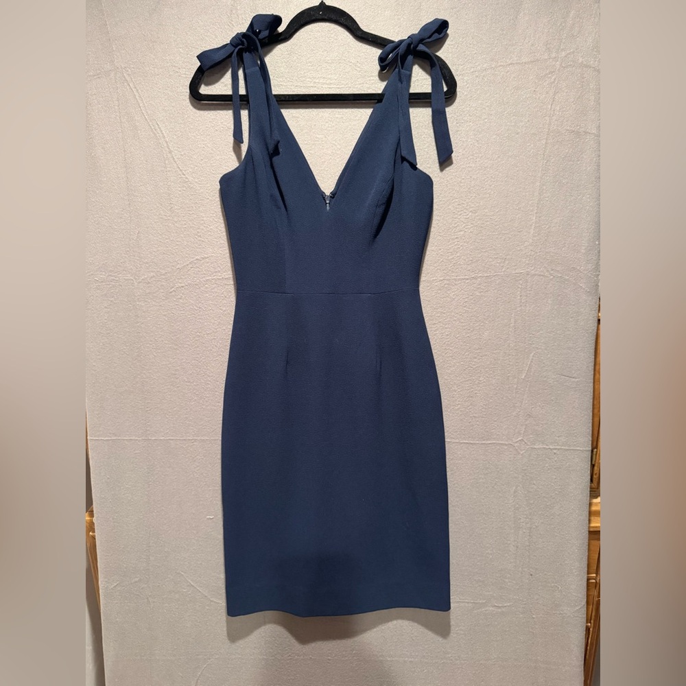 Dress the Population Strapless Navy Dress